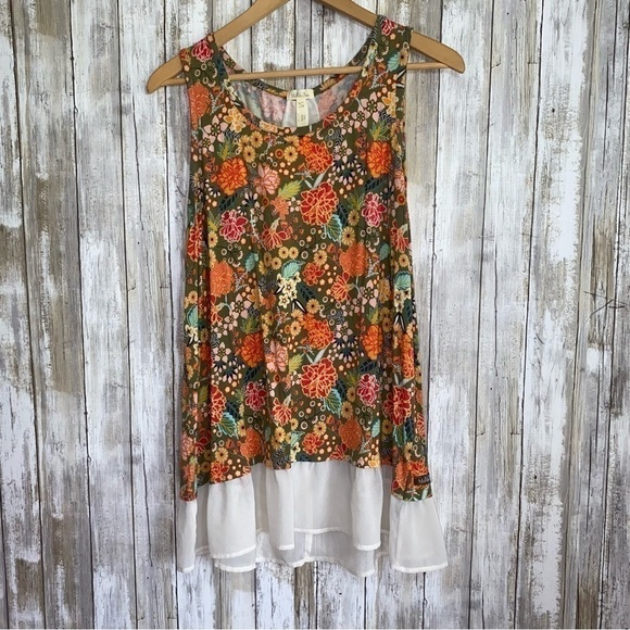 Matilda Jane Open Orchard The Adventure Begins Floral Blouse - Picture 3 of 7